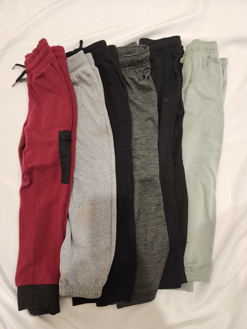 Kids Sweatpants - Red, Gray, Black, Heather, Sage
